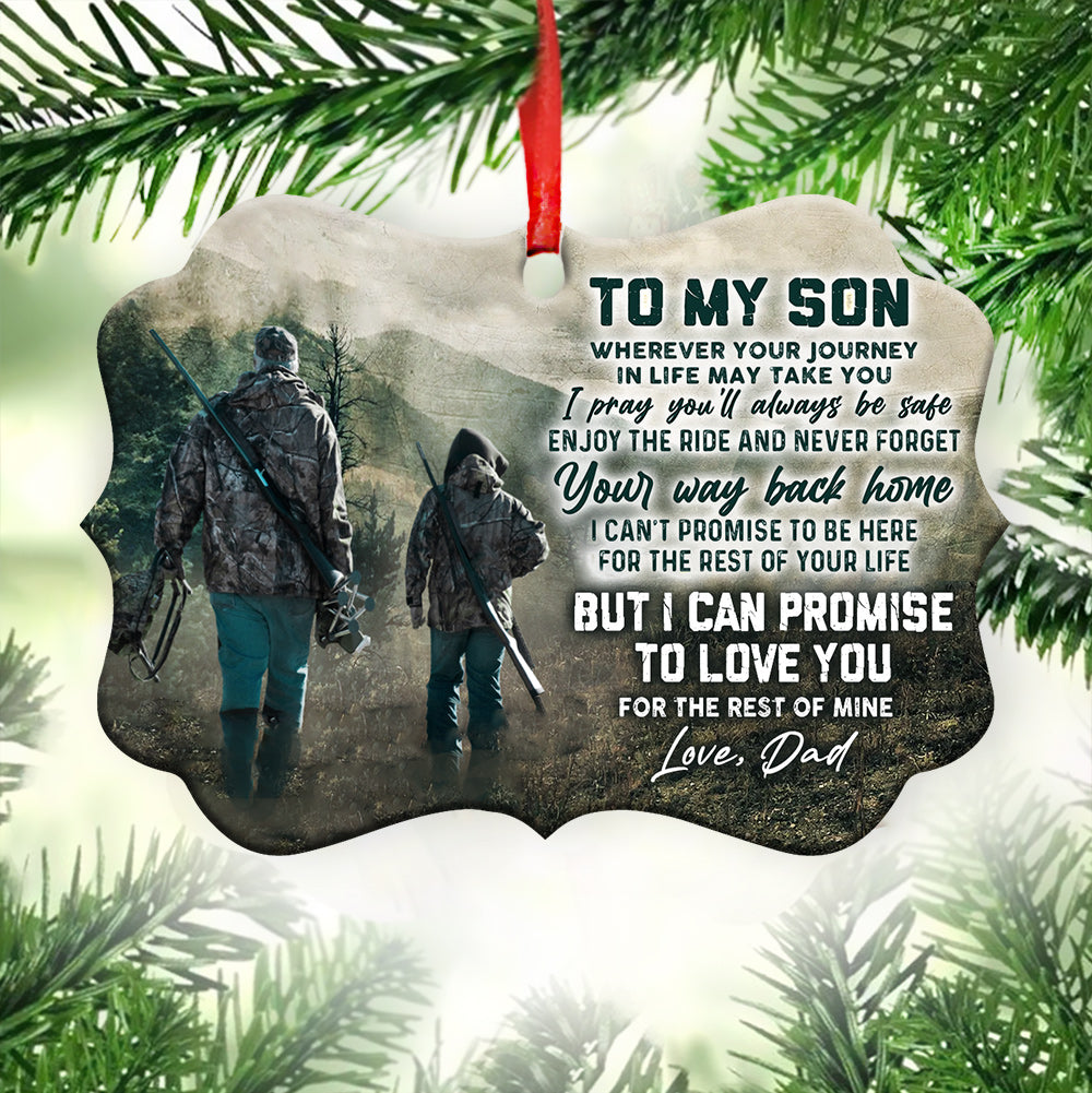 Hunting Dad For His Son - Hunting Ornament (Printed On Both Sides) 1022