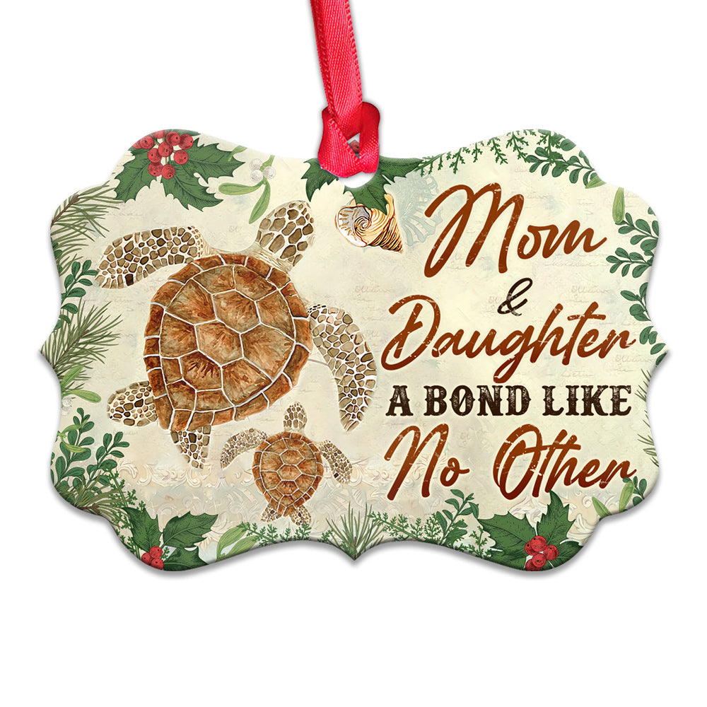 Turtle A Bond Like No Other Turtle - Medallion Aluminium Ornament (Printed On Both Sides) 1122