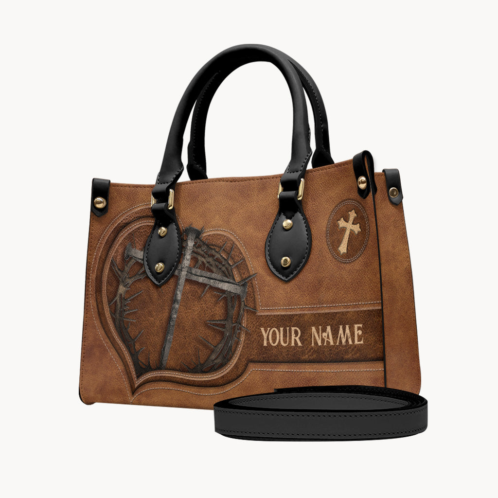 Have Faith - Personalized Christian Leather Handbag