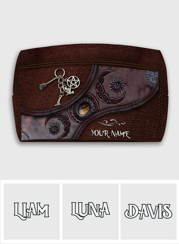 Triple Moon - Personalized Witch Makeup Bag