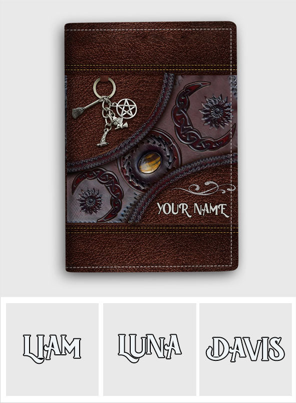 Triple Moon - Personalized Witch Passport Holder