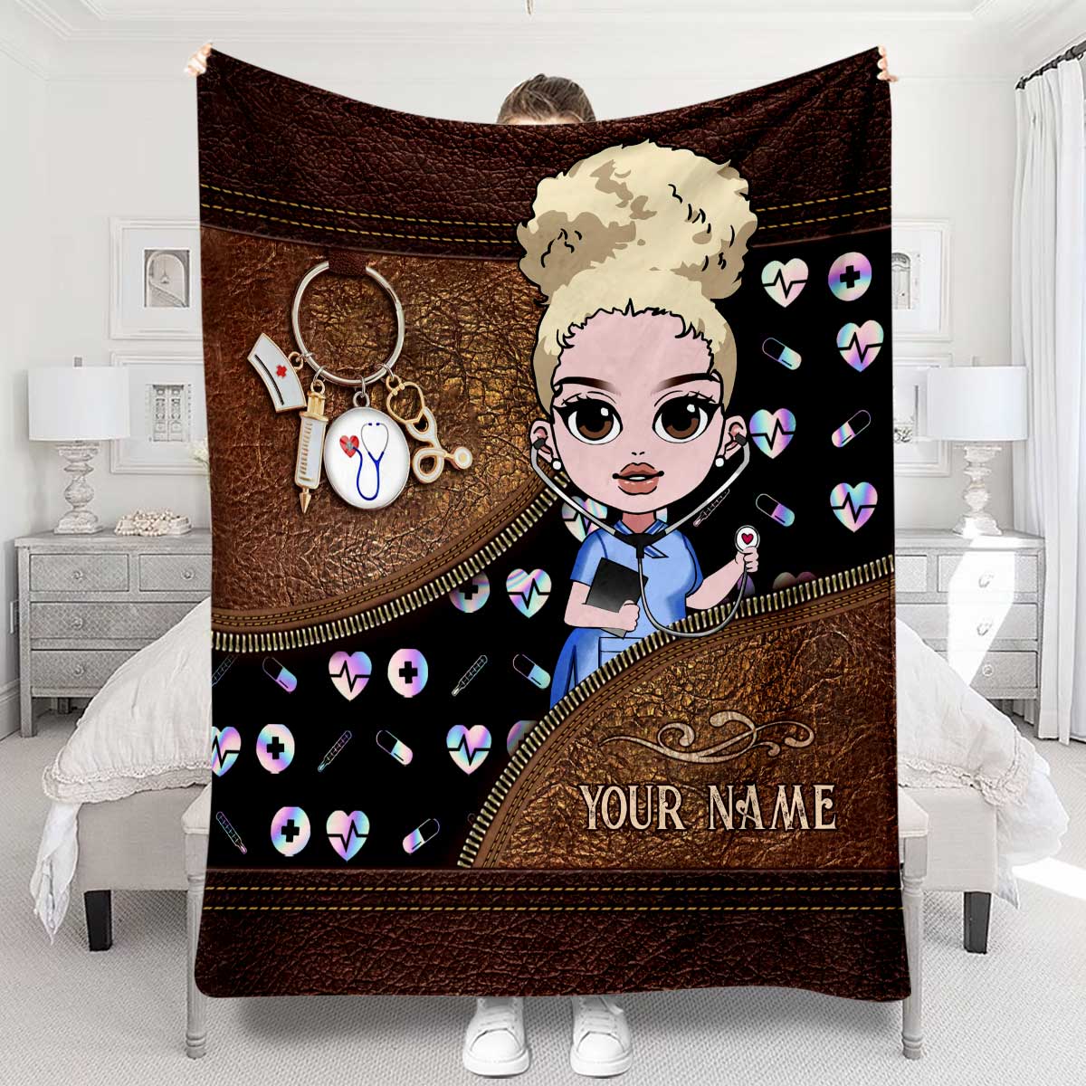 Nurse Life - Personalized Nurse Blanket