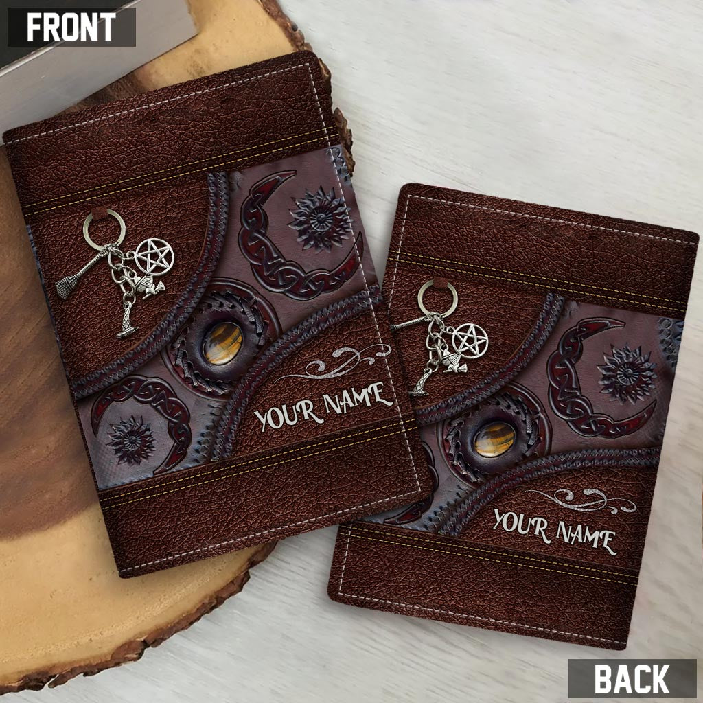 Triple Moon - Personalized Witch Passport Holder