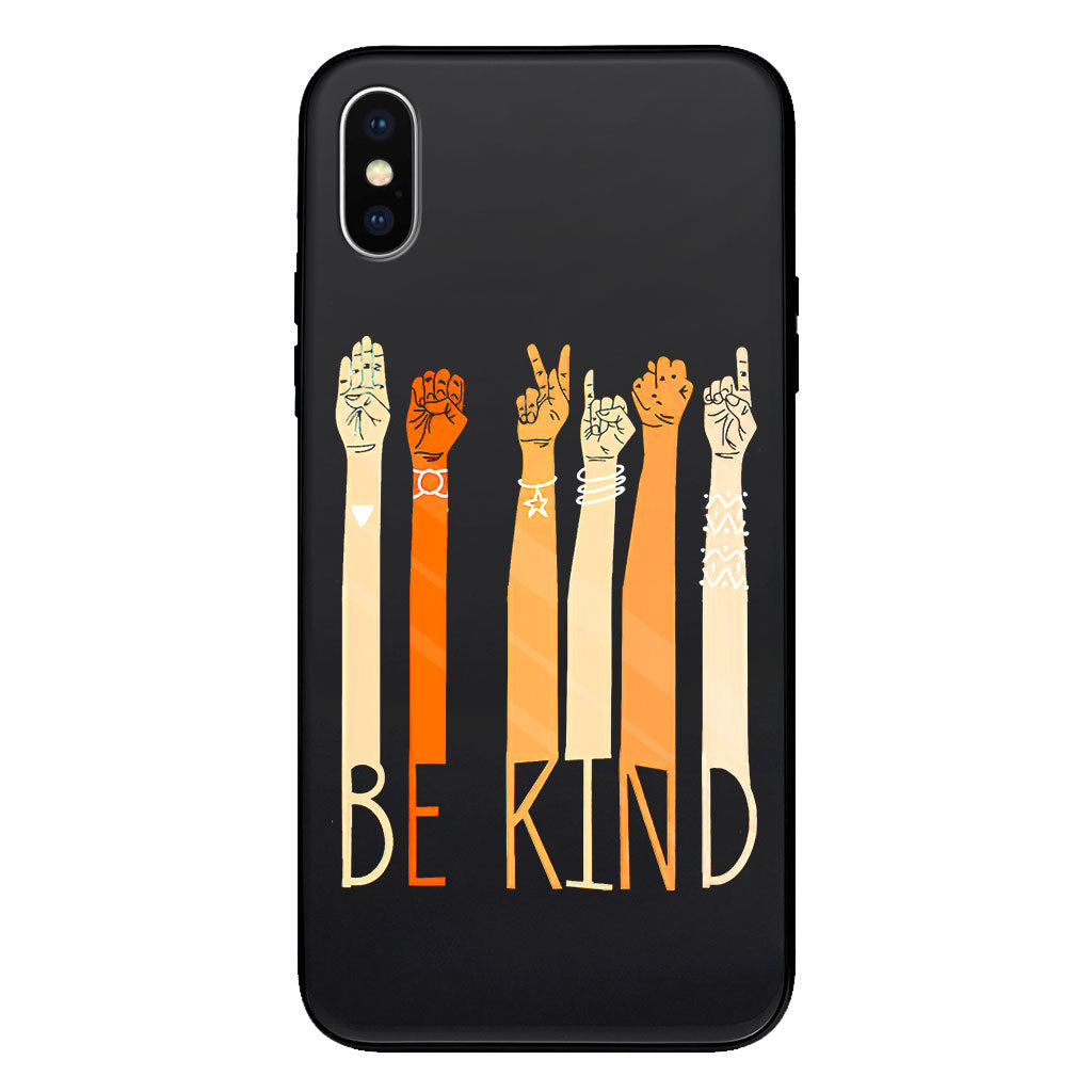 Be Kind - ASL Clear Phone Case