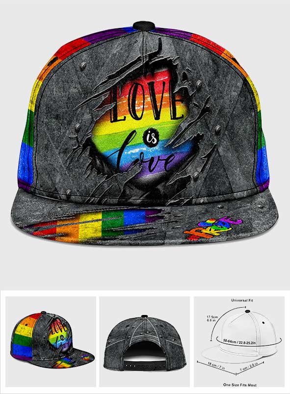 Love Is Love - LGBT Support Snapback