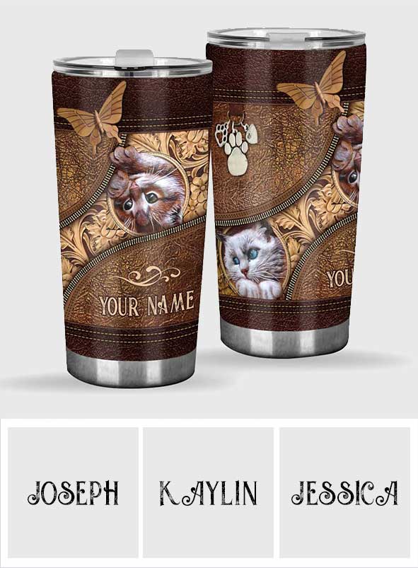 Love Cats - Personalized Cat Tumbler