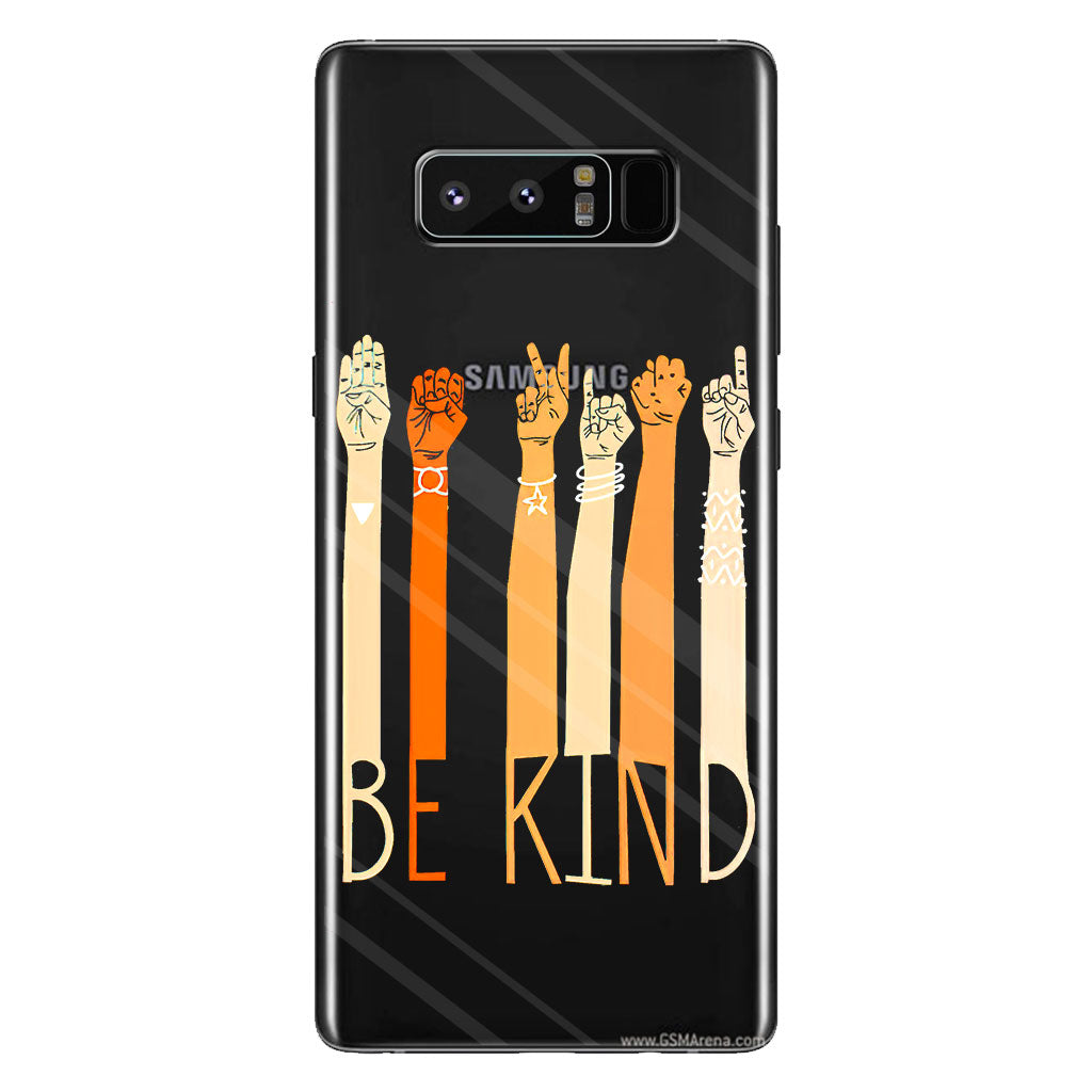 Be Kind - ASL Clear Phone Case