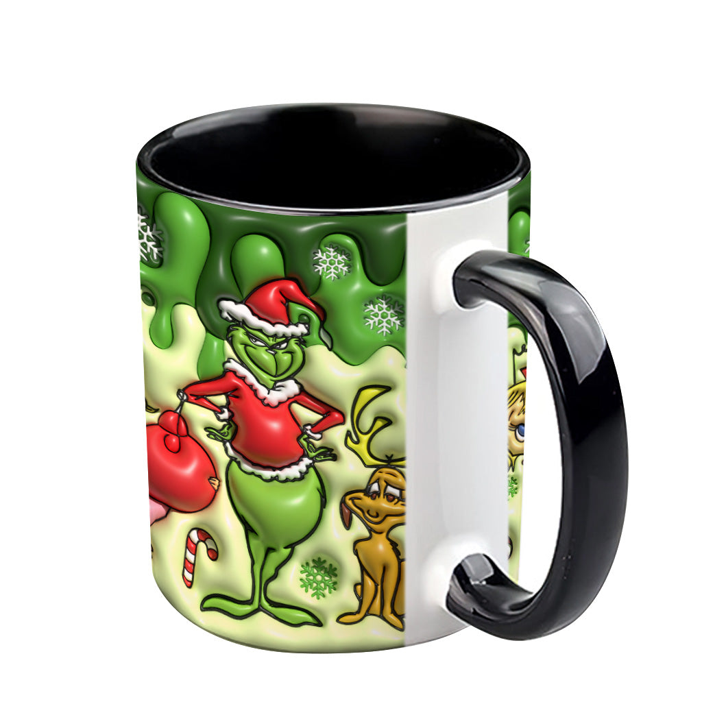 Merry Christmas - Personalized Stole Christmas Accent Mug