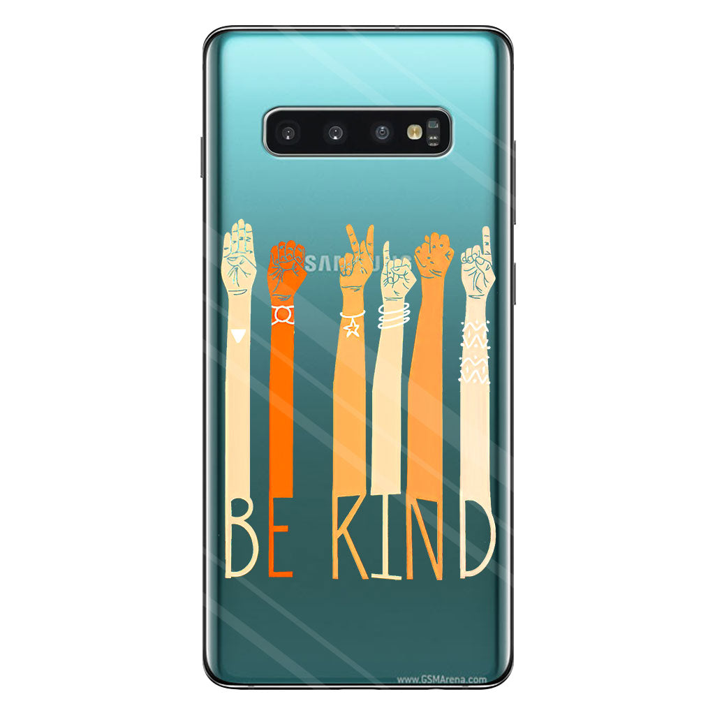 Be Kind - ASL Clear Phone Case