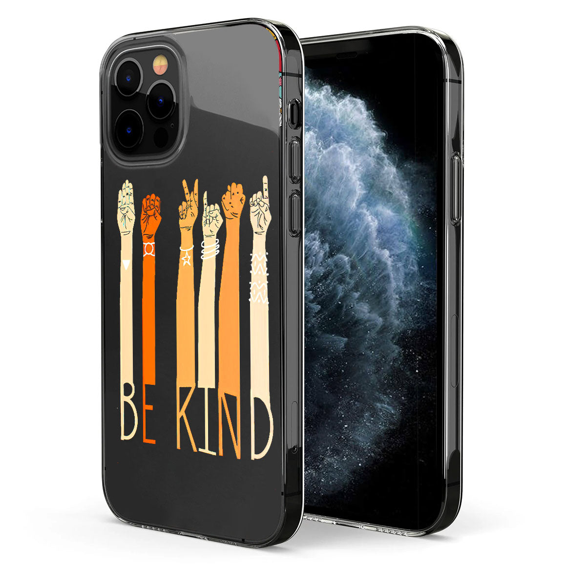 Be Kind - ASL Clear Phone Case