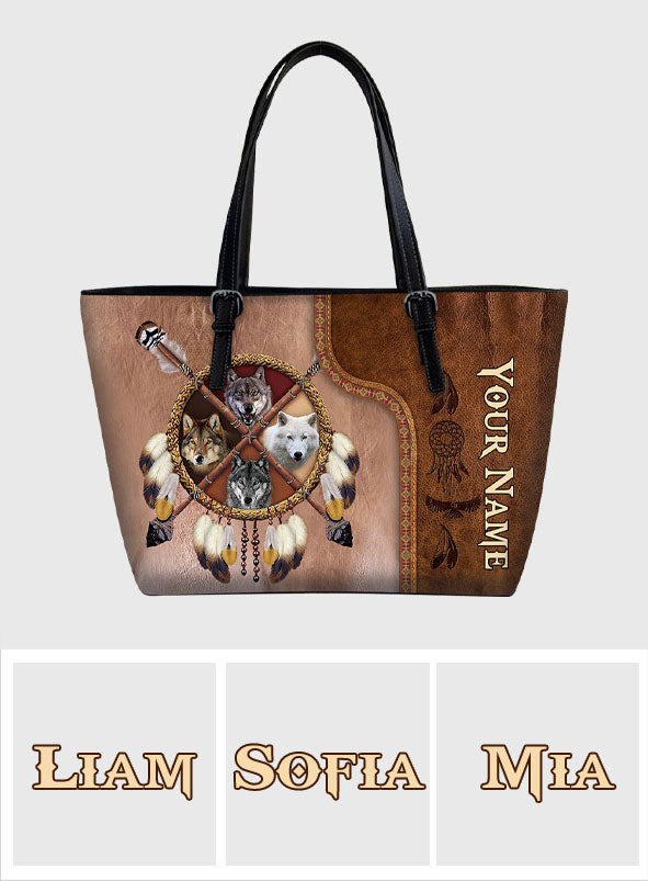 Native Blood - Personalized American Indian Leather Bag