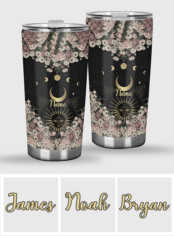 Sun And Moon - Personalized Witch Tumbler