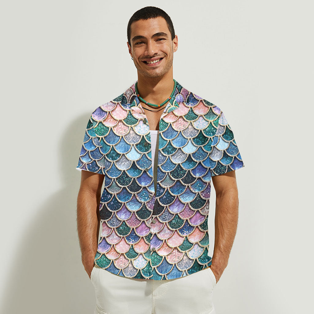 Mermaid Scales - Mermaid Hawaiian Shirt