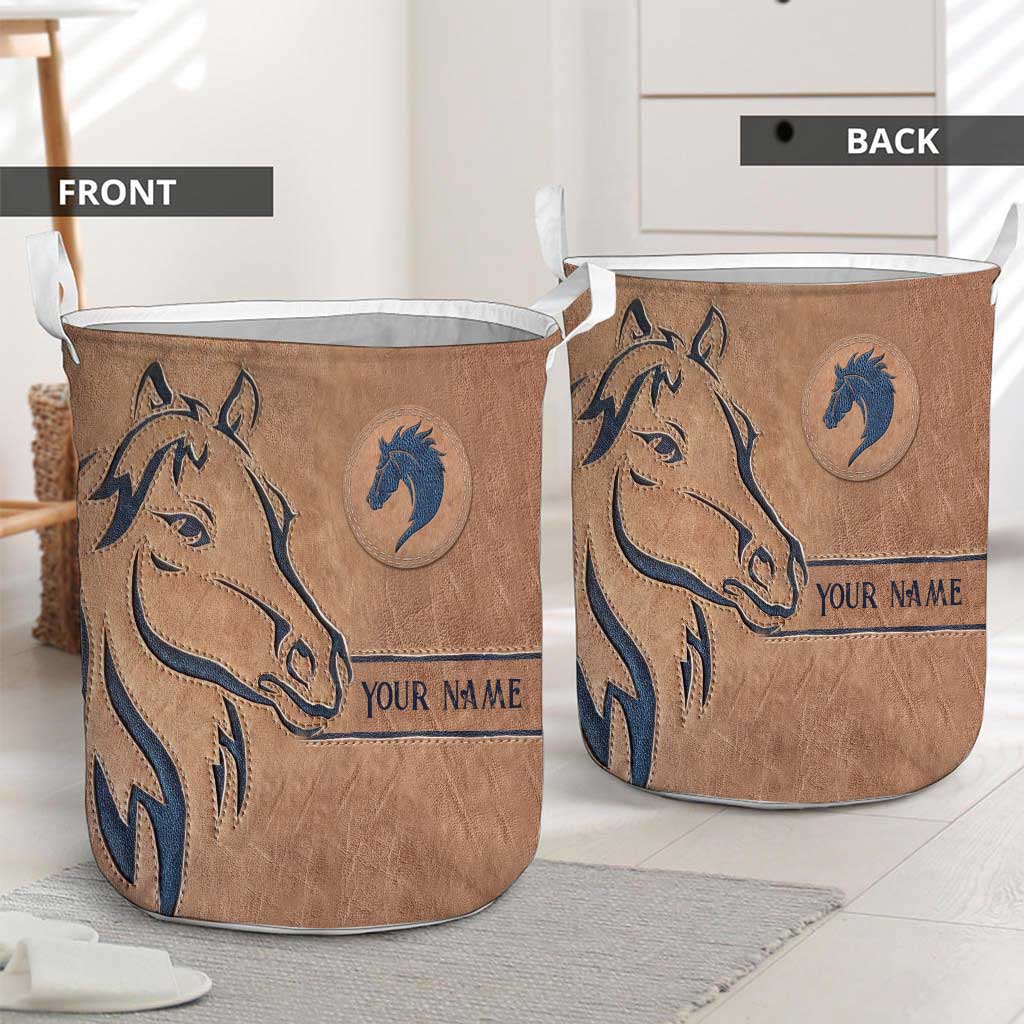 Love Horse - Personalized Horse Laundry Basket