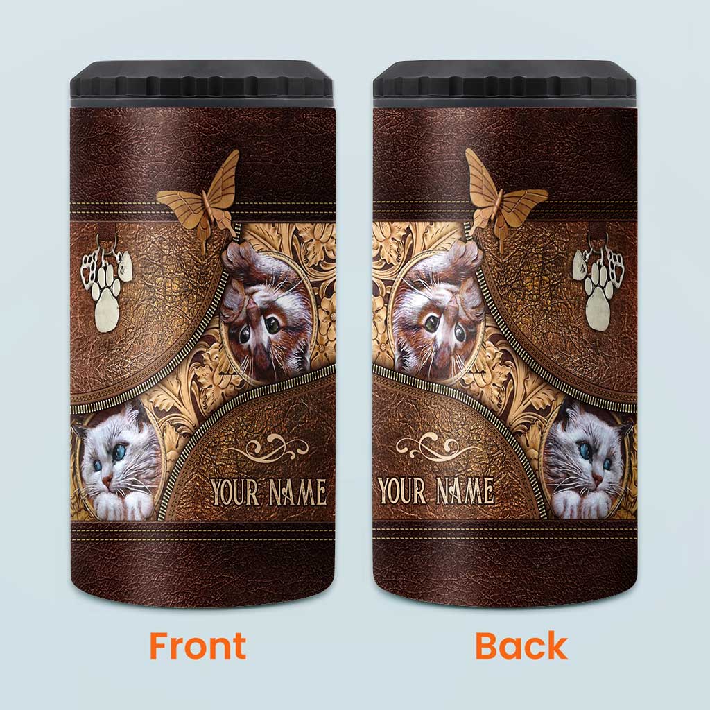 Love Cats - Personalized Cat Can Cooler