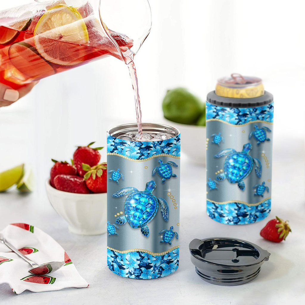 Blue Sea - Turtle Can Cooler