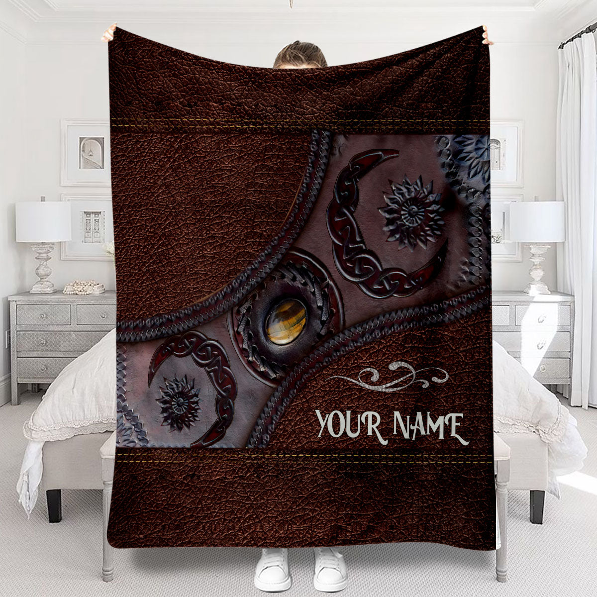 Triple Moon - Personalized Witch Blanket