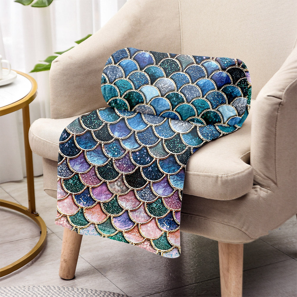 Mermaid Scales - Mermaid Blanket