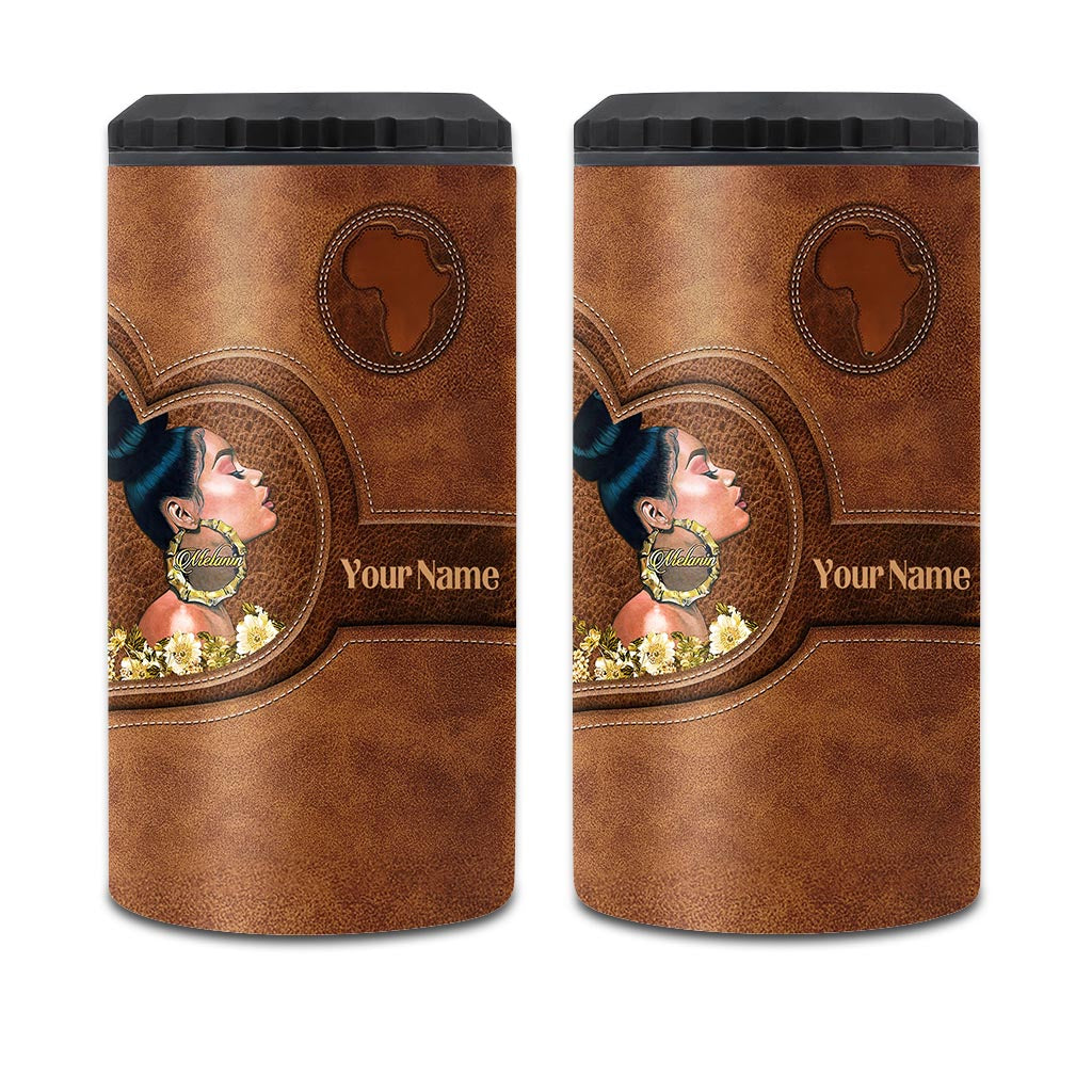 Melanin - Personalized African American Can Cooler