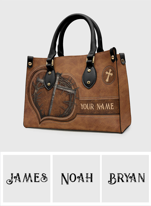 Have Faith - Personalized Christian Leather Handbag