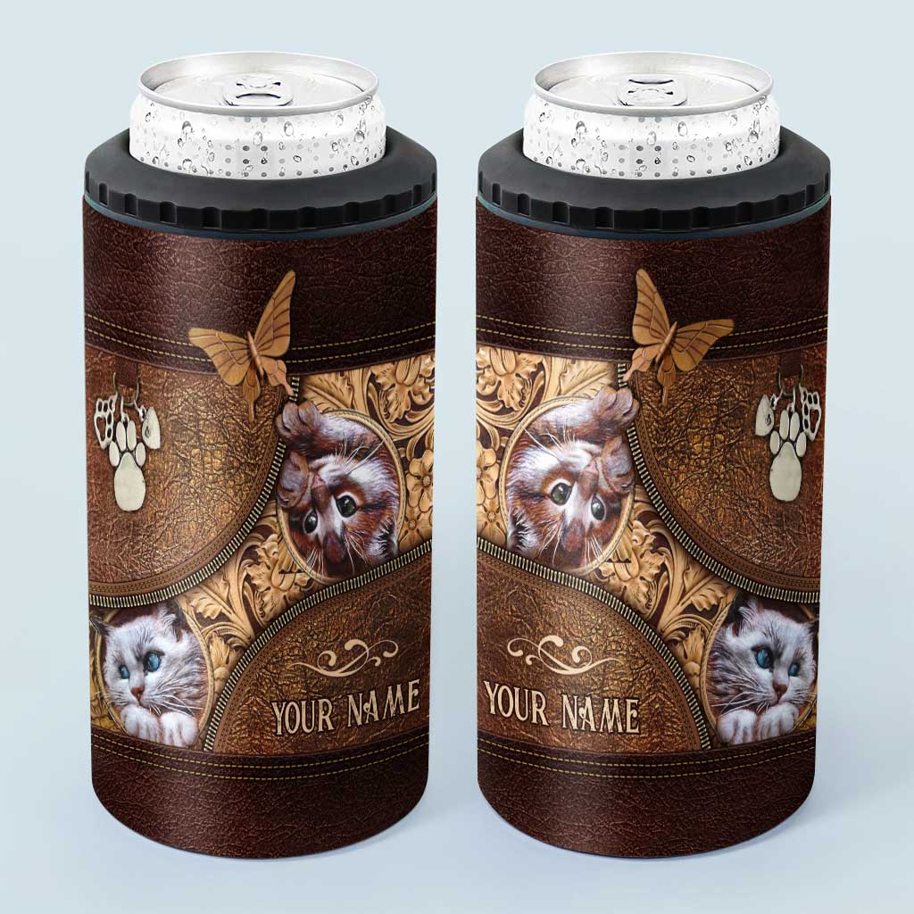 Love Cats - Personalized Cat Can Cooler