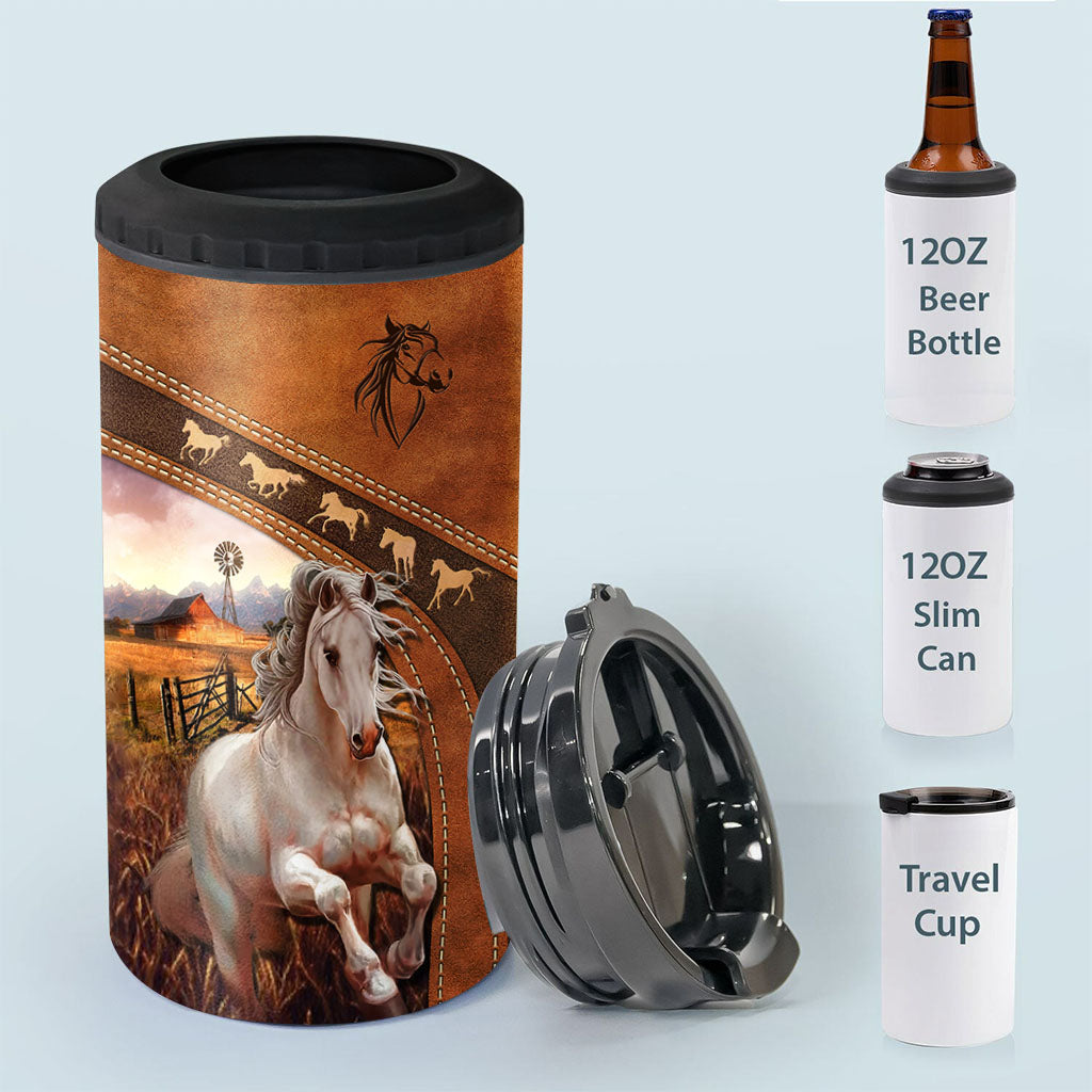 Horse Lovers - Personalized Horse Can Cooler