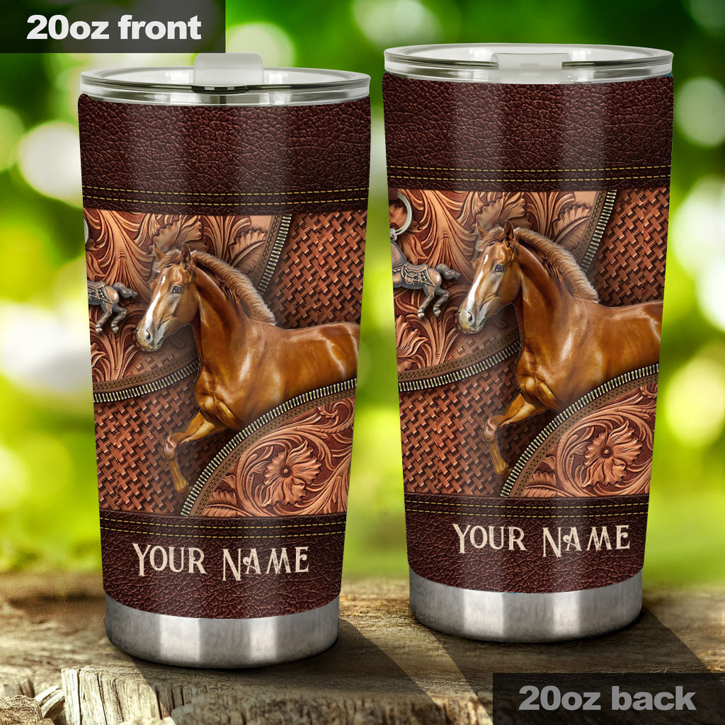 Love Horse - Personalized Horse Tumbler