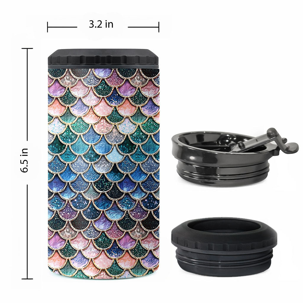 Mermaid Scales - Mermaid Can Cooler