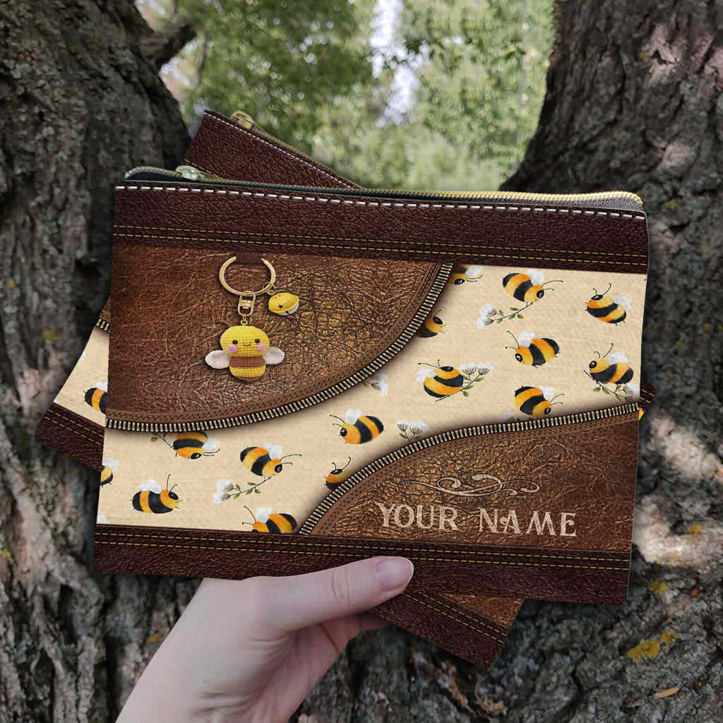 Bee Happy - Personalized Bee Pouch