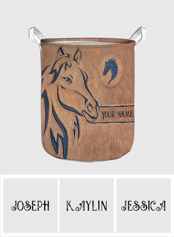 Love Horse - Personalized Horse Laundry Basket