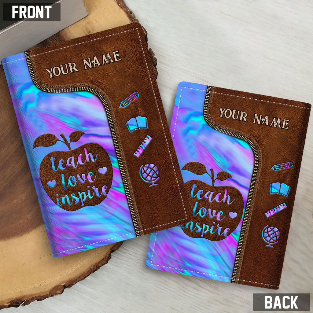 Teach Love Inspire - Personalized Teacher Passport Holder