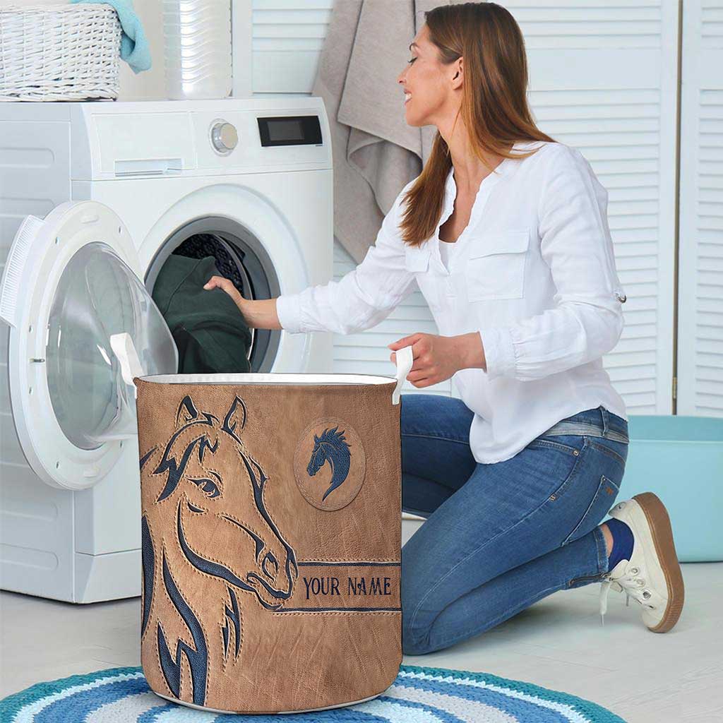 Love Horse - Personalized Horse Laundry Basket
