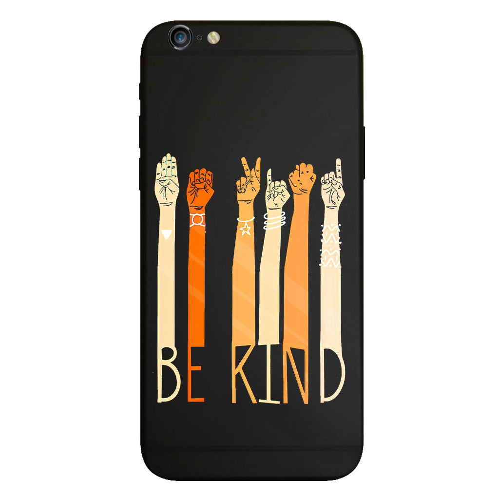 Be Kind - ASL Clear Phone Case