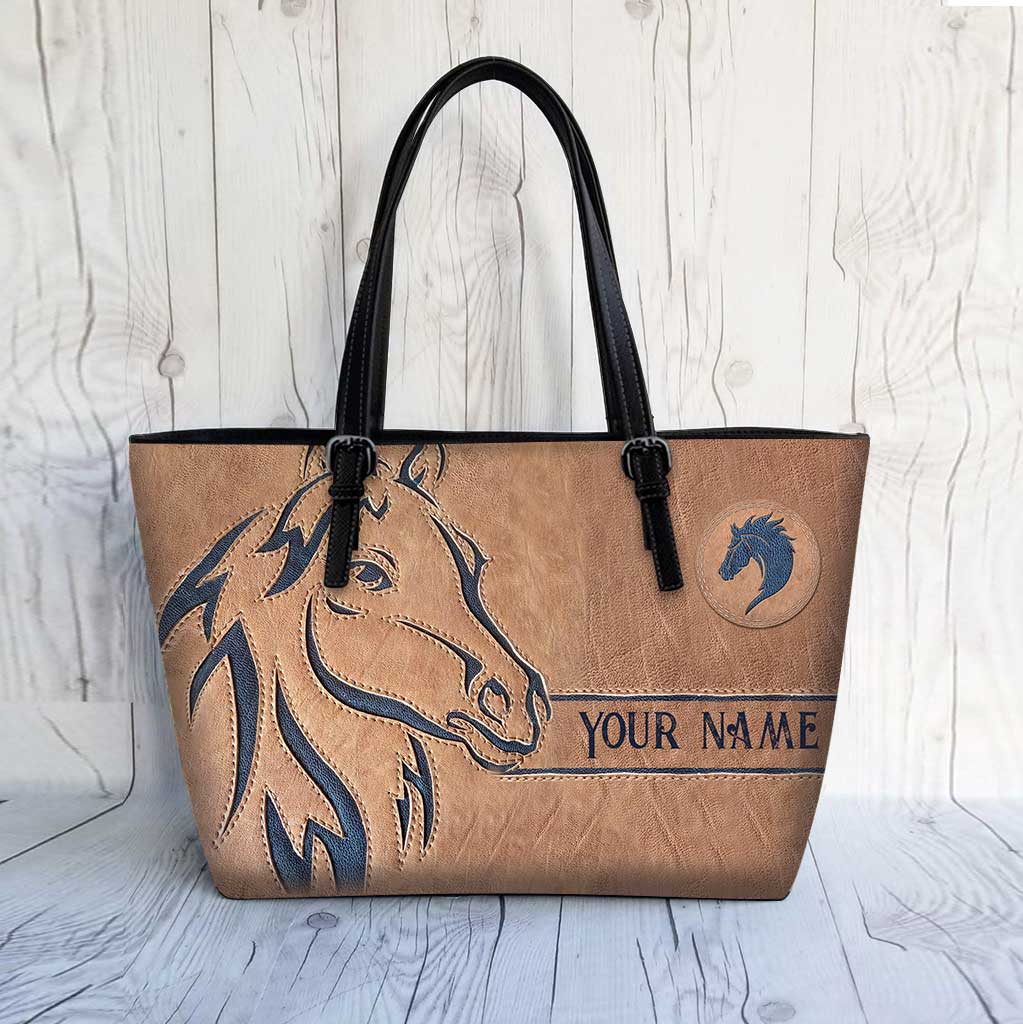 Love Horse - Personalized Horse Leather Bag