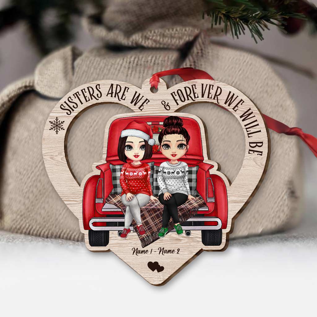 Besties Forever - Personalized Christmas Bestie Ornament