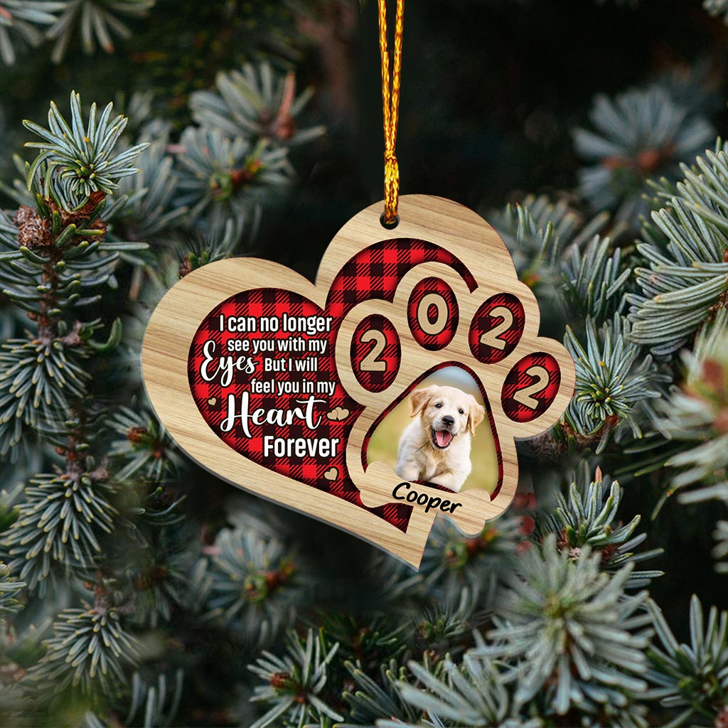 I Can No Longer See You - Personalized Christmas Dog Layers Mix Ornament