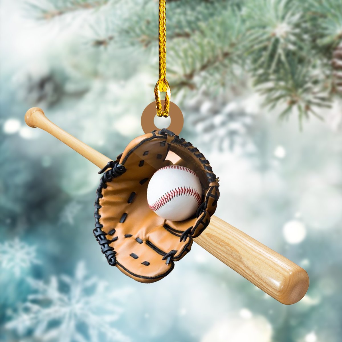 Baseball Gear - Baseball Ornament (Printed On Both Sides) 1022