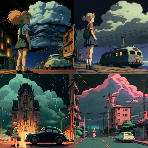 Studio Ghibli Style Anime Screengrabs — PromptVault