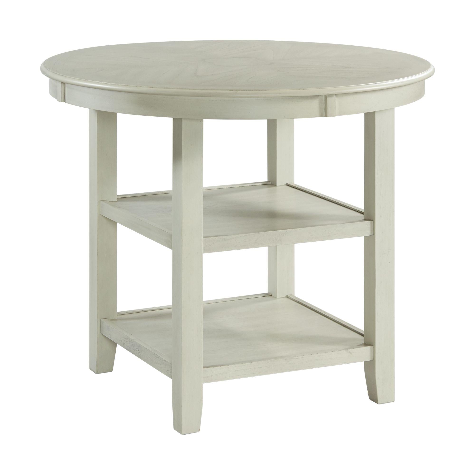 Elements International Amherst DAH750CT Counter Height Dining Table - Bisque