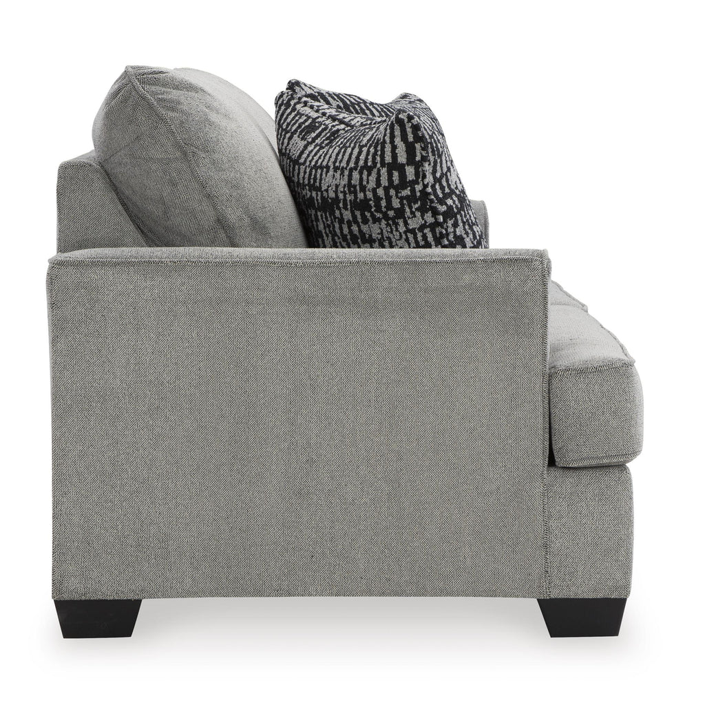 Signature Design by Ashley Deakin Stationary Fabric Loveseat 3470835 ...