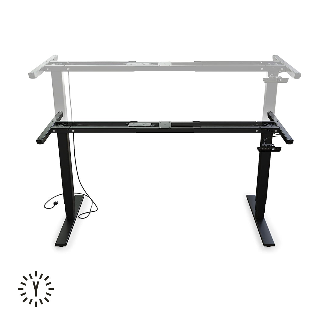 Ein höhenverstellbares Tischgestell ist die Basis eines jeden DIY Stehschreibtisches.