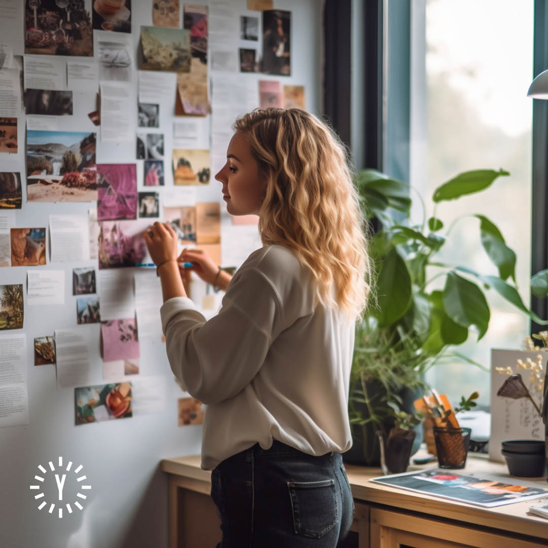 Vision Boards können helfen, neue Gewohnheiten zu schaffen und Ziele zu erreichen.