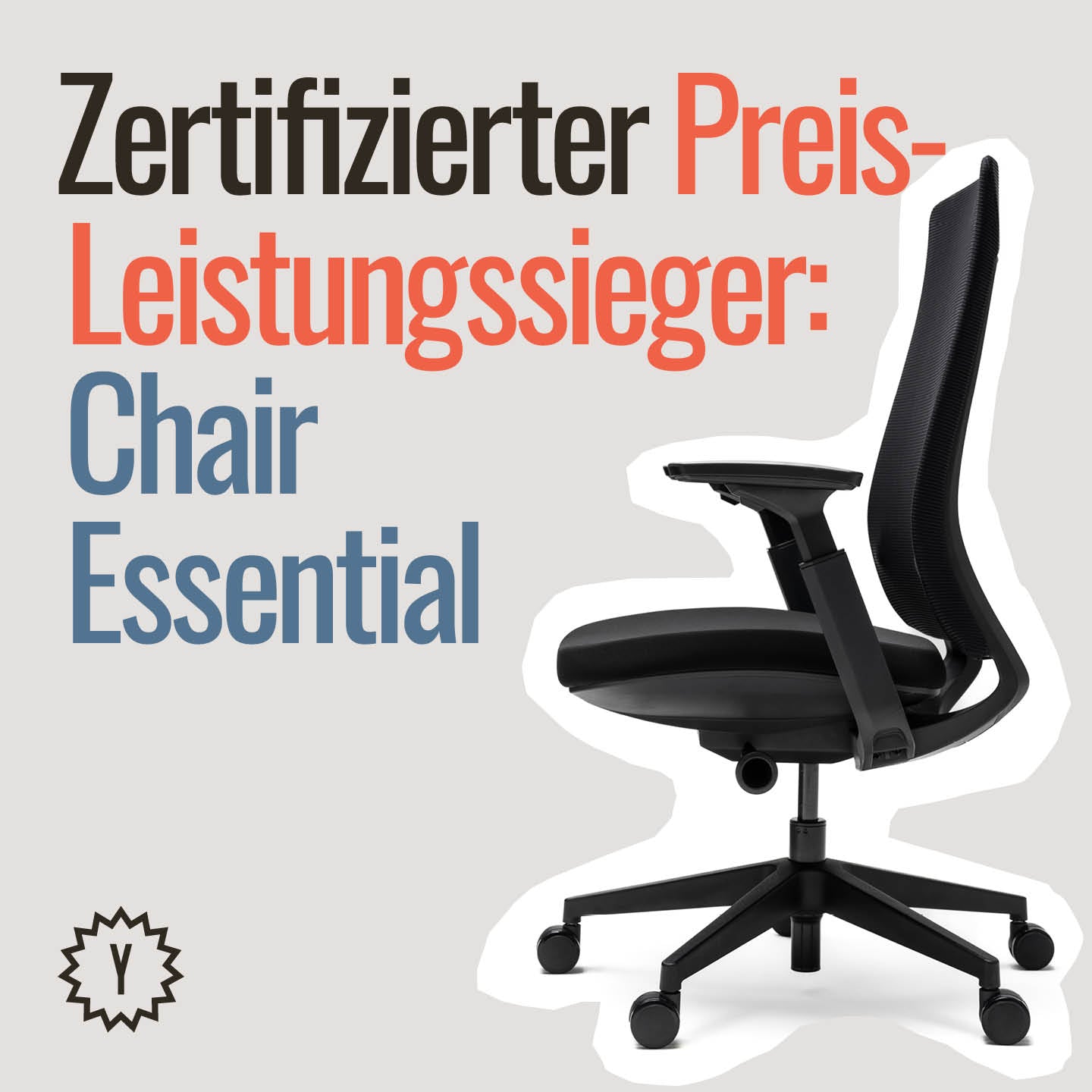 Zertifizierter Preis-Leistungssieger: Chair Essential von Yaasa