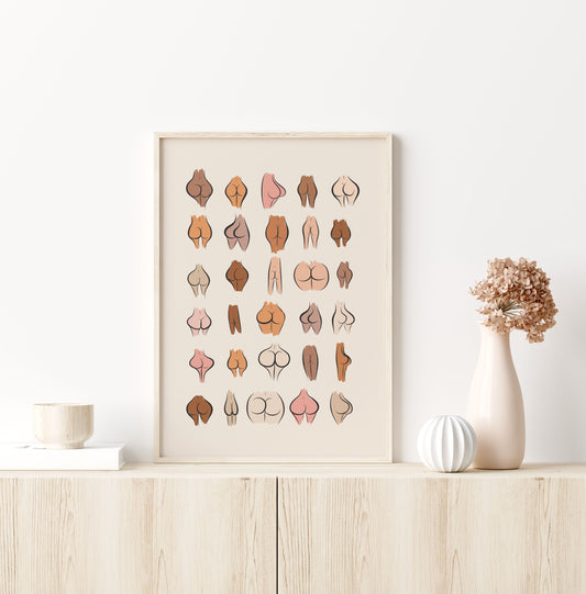 Boobs Wall Art Print – Nordic Design House