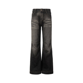 Dirty wash cargo wide-leg jean, Rehab