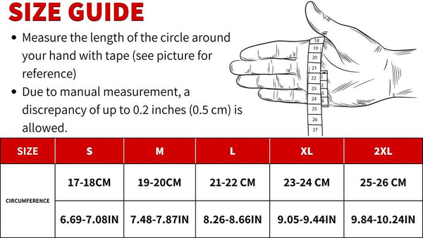 Gloves Size Guide