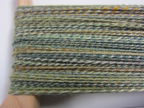 my handspun on the niddy noddy