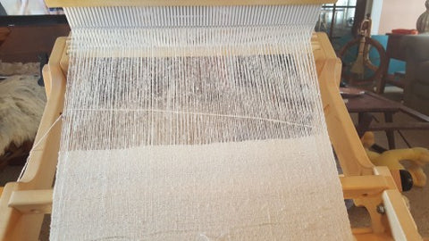 angling the weft