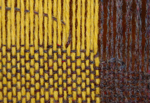 weaving a tapered end