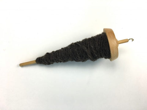 plying on drop spindle